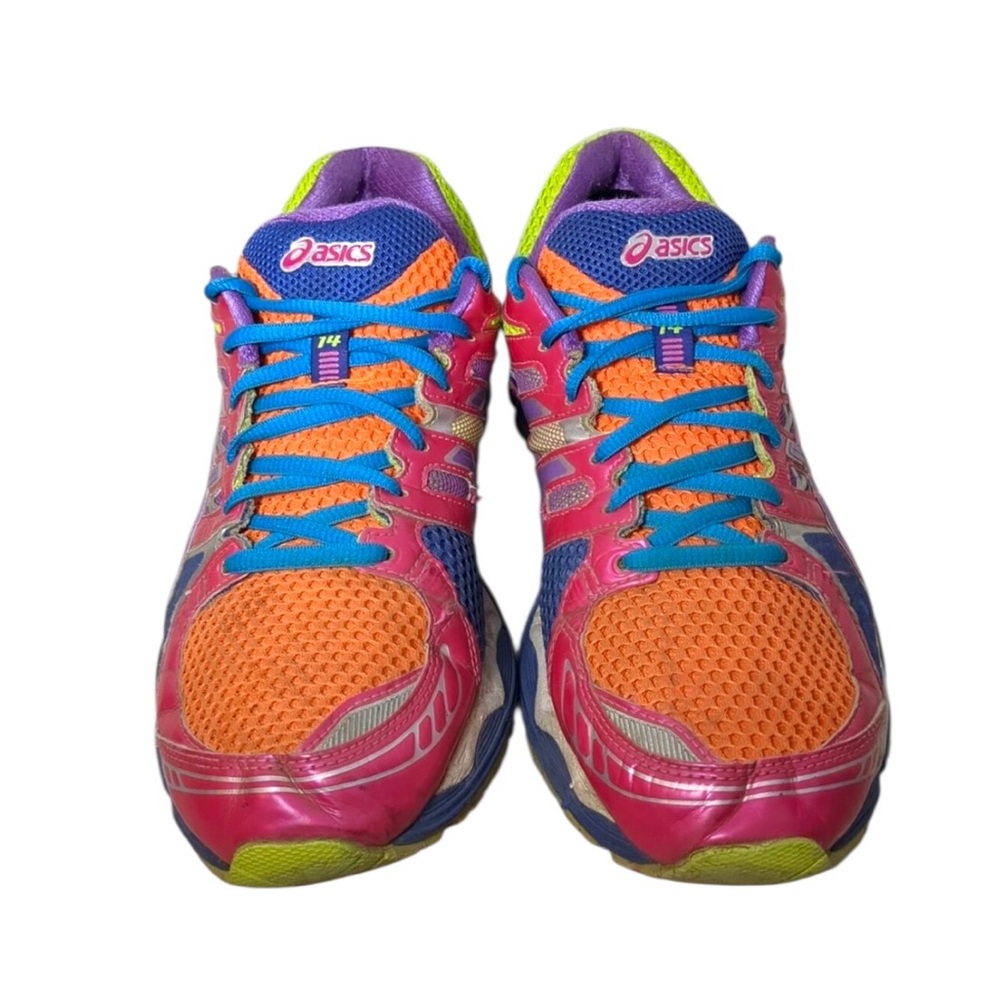 Asics Gel Nimbus 14 Pink Running Shoe 10 - Picture 6 of 7